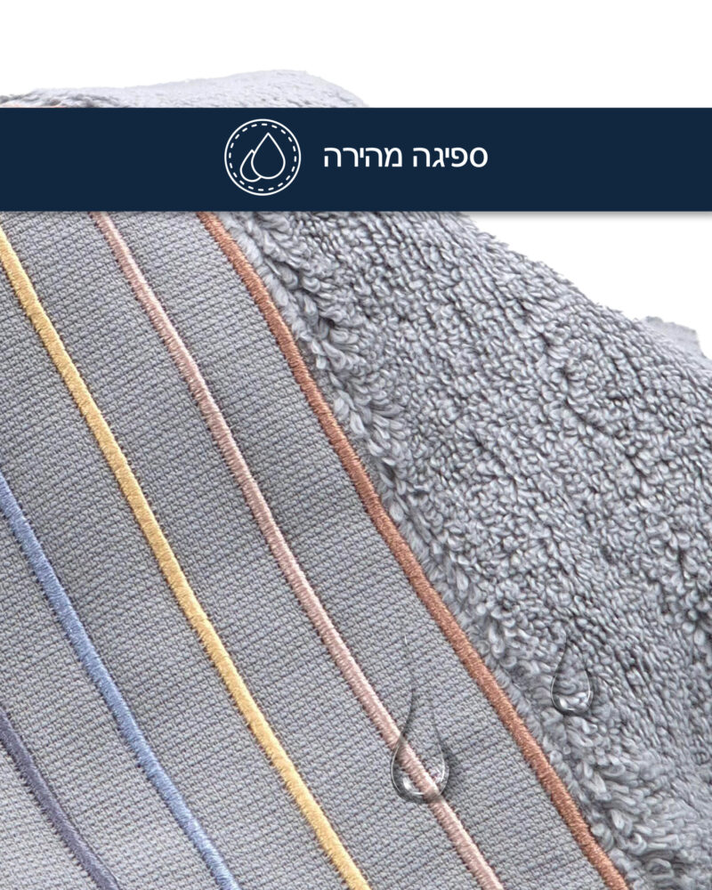 מגבת פנים אפור Comfort